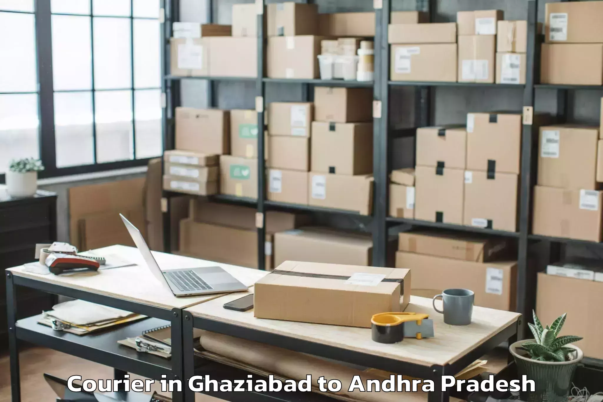 Hassle-Free Ghaziabad to Kamavarapu Kota Courier